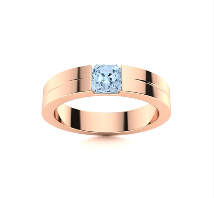 Aquamarine Wedding Ring