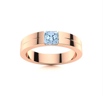 Aquamarine Wedding Ring