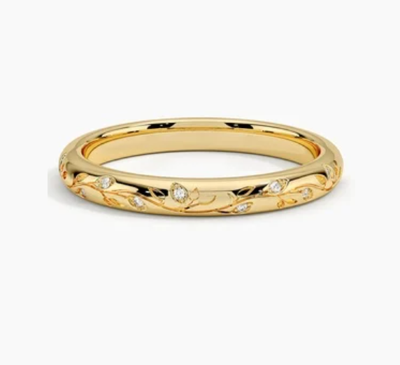BLOOM CARVED RING - M&D Signature Jewels