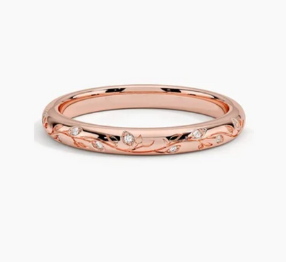 BLOOM CARVED RING - M&D Signature Jewels