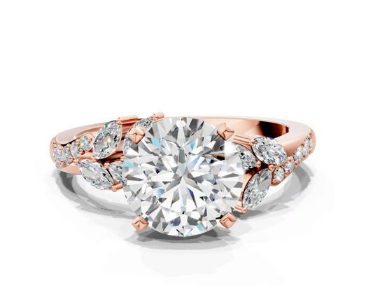 ROUND NATURE INSPIRED  RING - M&D Signature Jewels