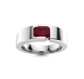 Amethyst and VS Diamond Men's Ring