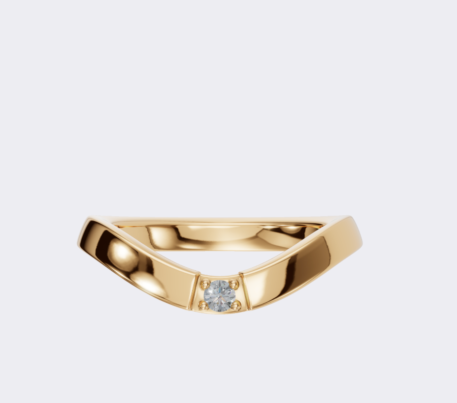 ROUND WEDDING BAND