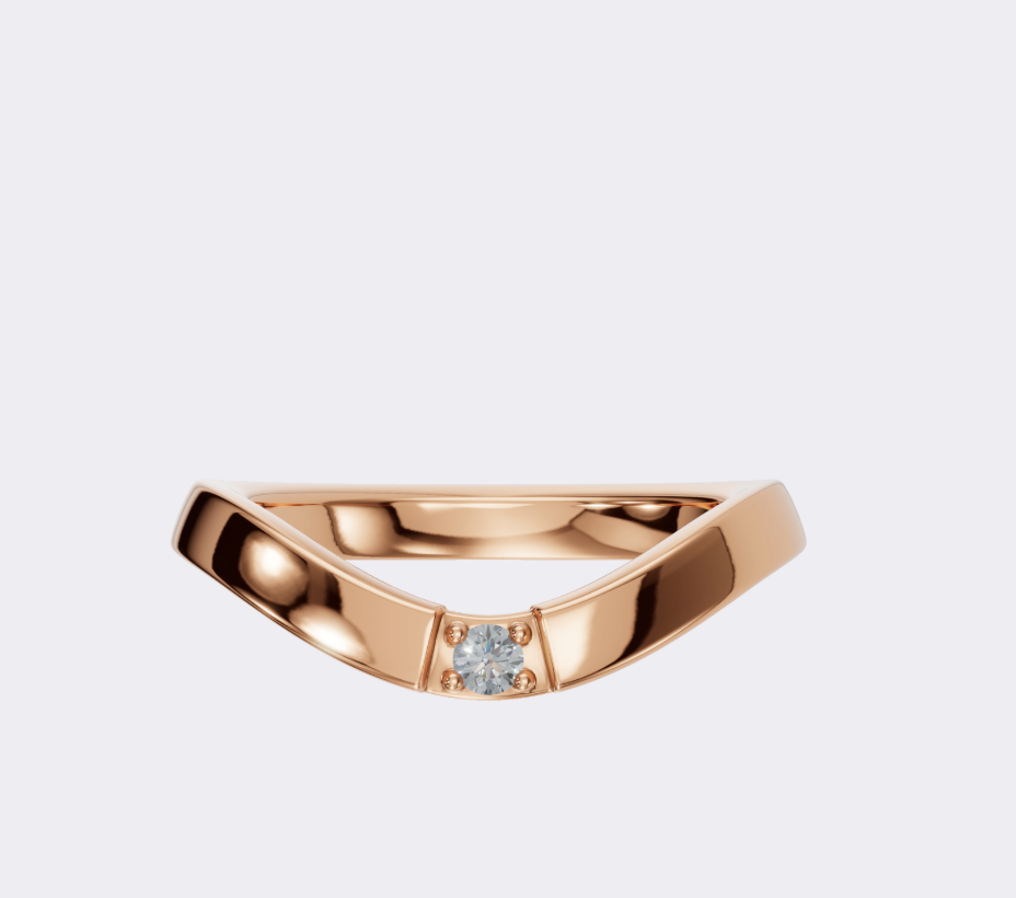 ROUND WEDDING BAND