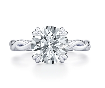 ROUND TWISTED PAVE RING