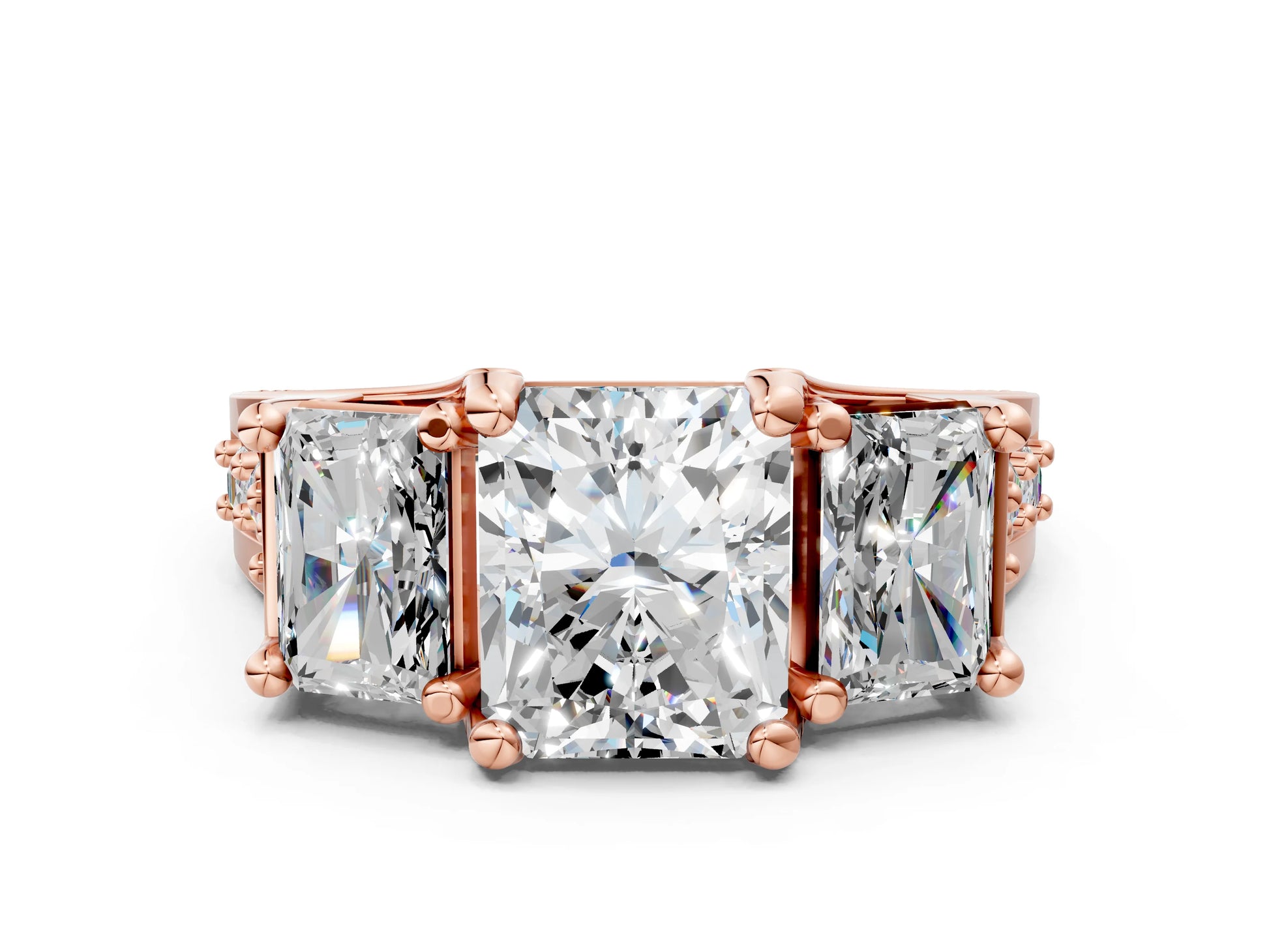 RADIANT 3 STONE RING - M&D Signature Jewels
