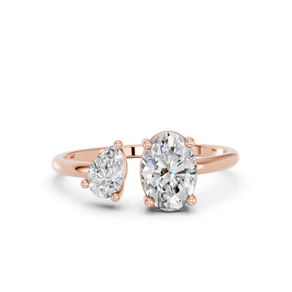 HEART & OVAL TOI MOI RING
