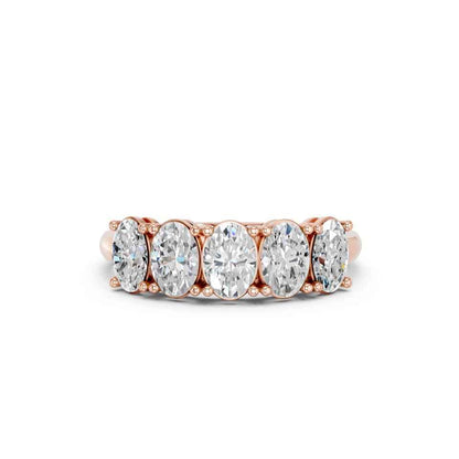 5 STONE OVAL BAND