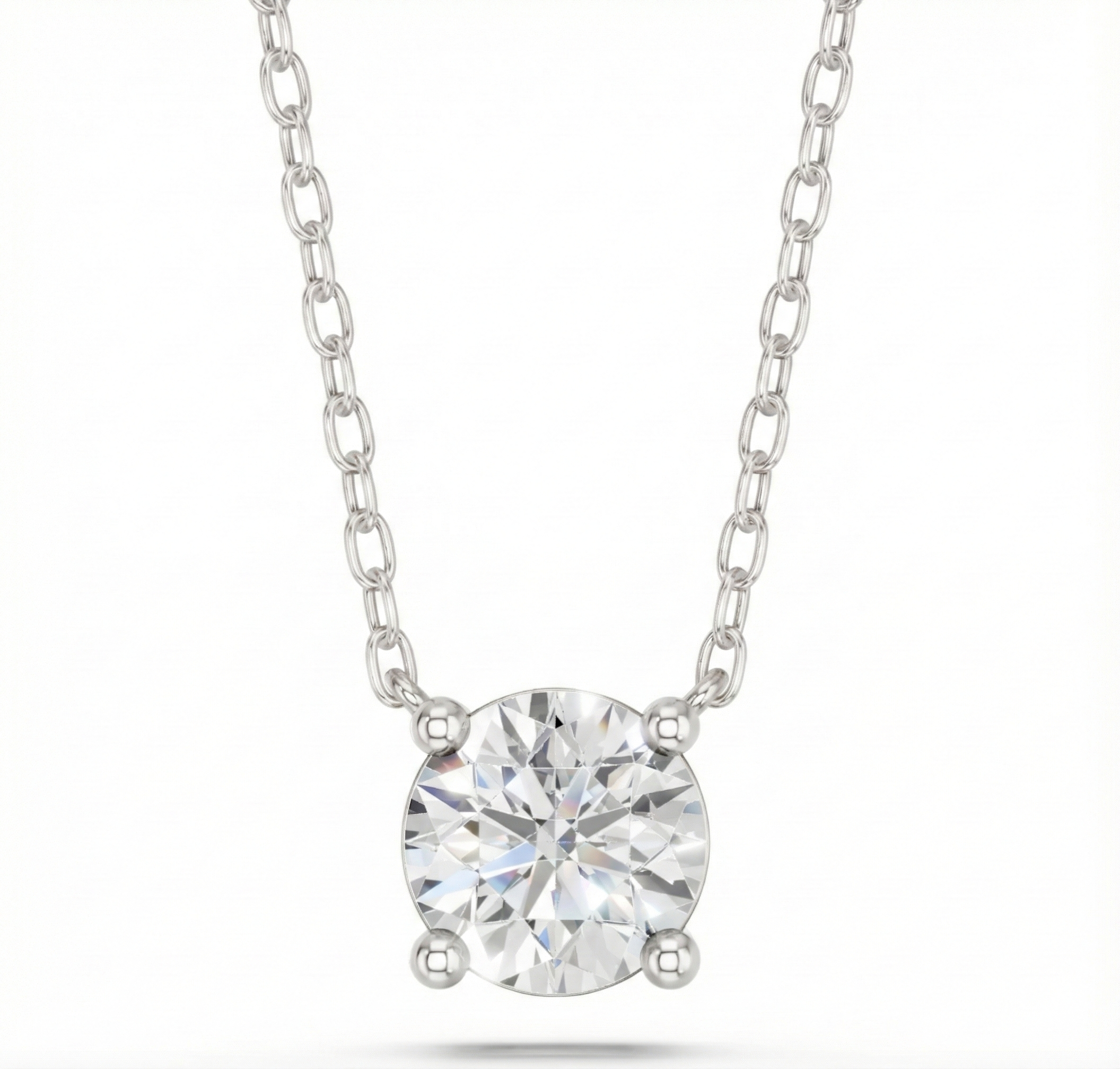 ROUND SOLITAIRE PENDANT