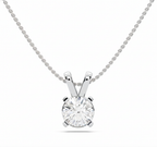 ROUND SOLITAIRE PENDANT