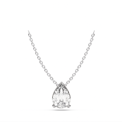 PEAR SOLITAIRE PENDANT - M&D Signature Jewels