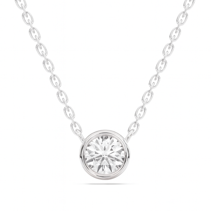ROUND BEZEL PENDANT - M&D Signature Jewels