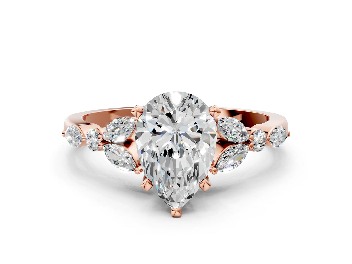 PEAR NATURE INSPIRED RING - M&D Signature Jewels