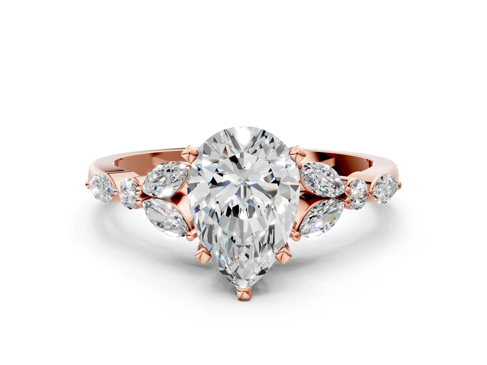 PEAR NATURE INSPIRED RING - M&D Signature Jewels