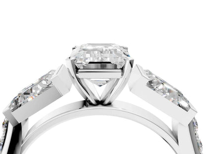 EMERALAD BAGUETTE CHANNEL RING - M&D Signature Jewels