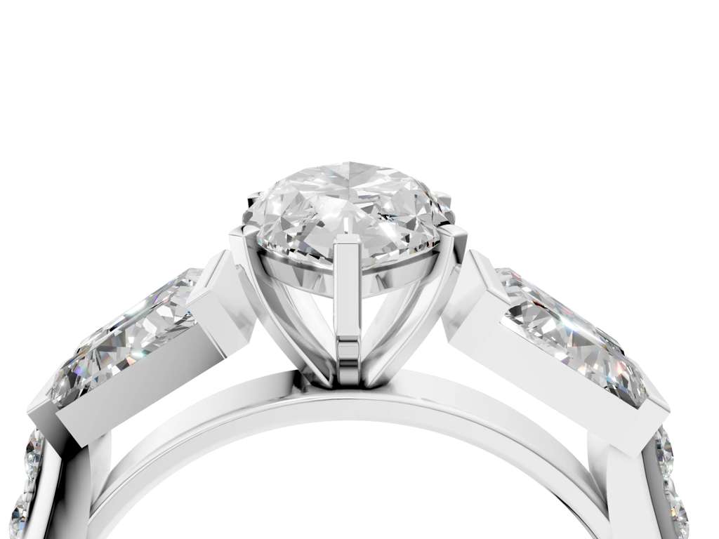 MARQUISE BAGUETTE CHANNEL RING