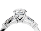 OVAL BAGUETTE ROUND CHANNEL RING