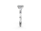 EMERALAD BAGUETTE ROUND CHANNEL RING