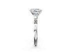 PEAR BAGUETTE ROUND CHANNEL RING