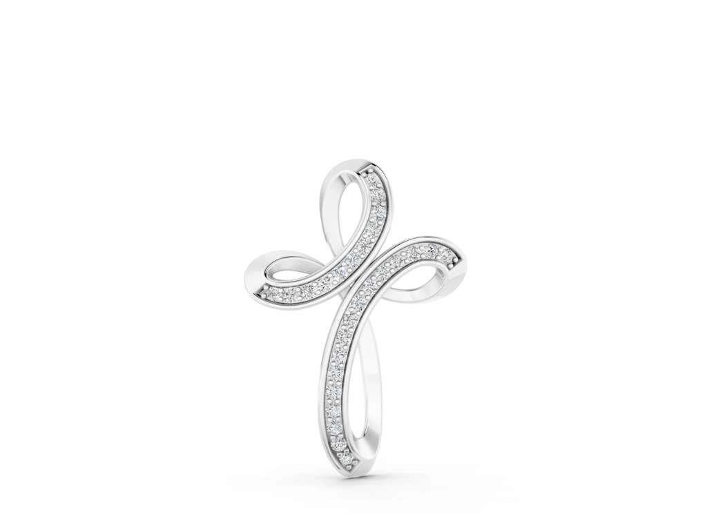 ROUND CROSS PENDANT
