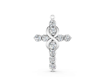 ROUND CROSS PENDANT - M&D Signature Jewels