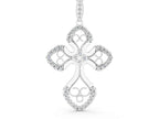 MILGRAIN CROSS PENDANT