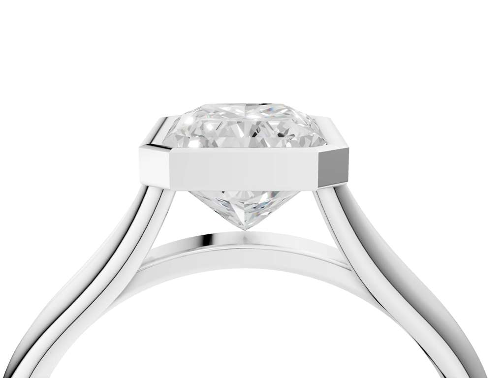 RADIANT ACCENTED BEZEL RING