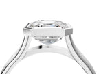 ASSCHER ACCENTED BEZEL RING