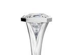 ASSCHER ACCENTED BEZEL RING