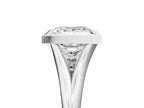 PRINCESS ACCENTED BEZEL RING