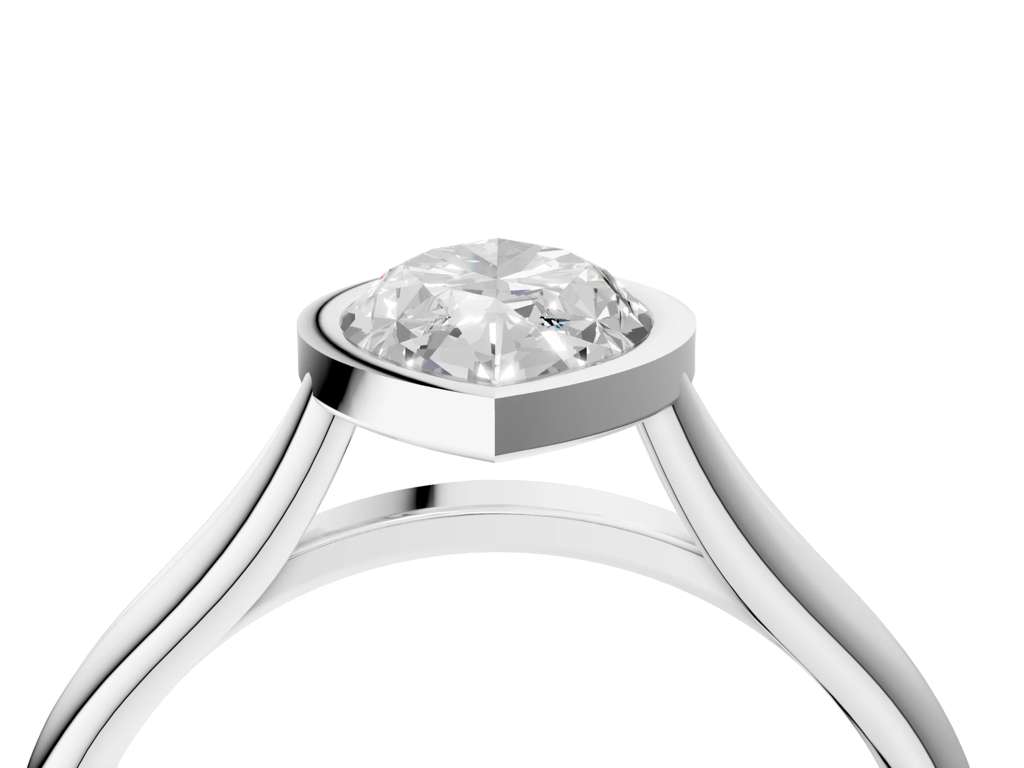 MARQUISE ACCENTED BEZEL RING