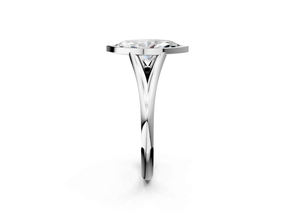 MARQUISE ACCENTED BEZEL RING