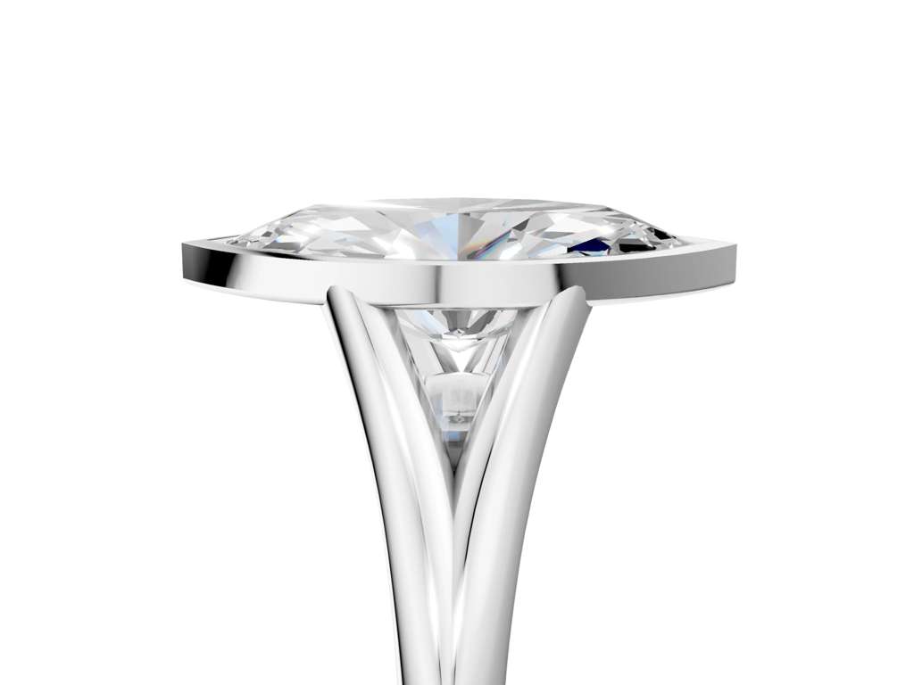 MARQUISE ACCENTED BEZEL RING