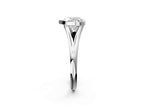HEART ACCENTED BEZEL RING