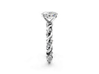 OVAL TWISTED PAVE RING