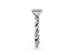 EMERALD TWISTED PAVE RING