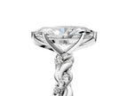 MARQUISE TWISTED PAVE RING