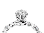 MARQUISE TWISTED PAVE RING