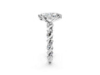MARQUISE TWISTED PAVE RING