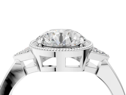 ROUND MILGRAIN VINTAGE RING - M&D Signature Jewels