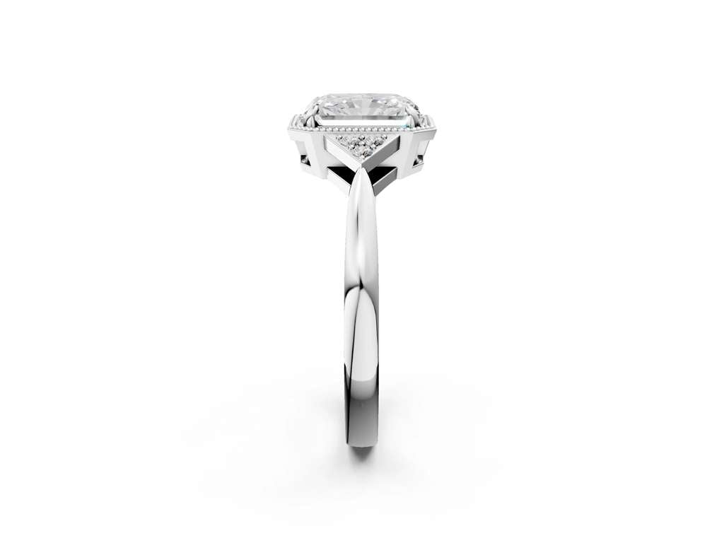 RADIANT MILGRAIN VINTAGE RING