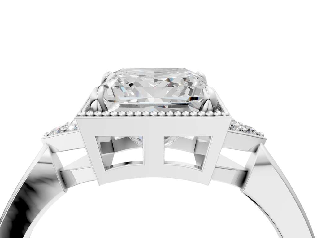 PRINCESS MILGRAIN VINTAGE RING