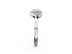 CUSHION MILGRAIN VINTAGE RING