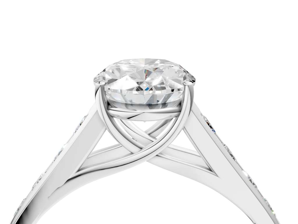OVAL CHANNEL RING