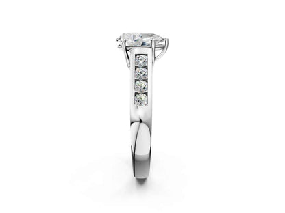 PEAR CHANNEL RING - M&D Signature Jewels