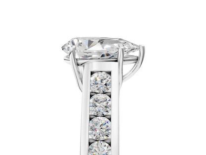PEAR CHANNEL RING - M&D Signature Jewels