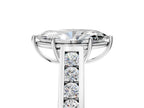 MARQUISE CHANNEL RING