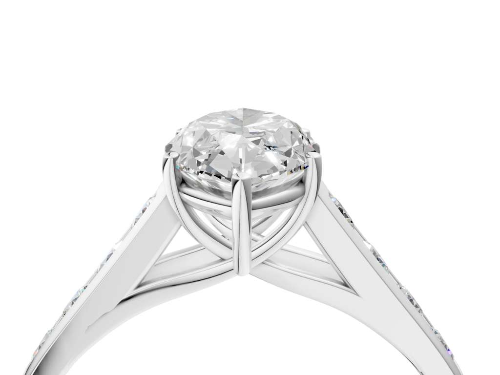 MARQUISE CHANNEL RING