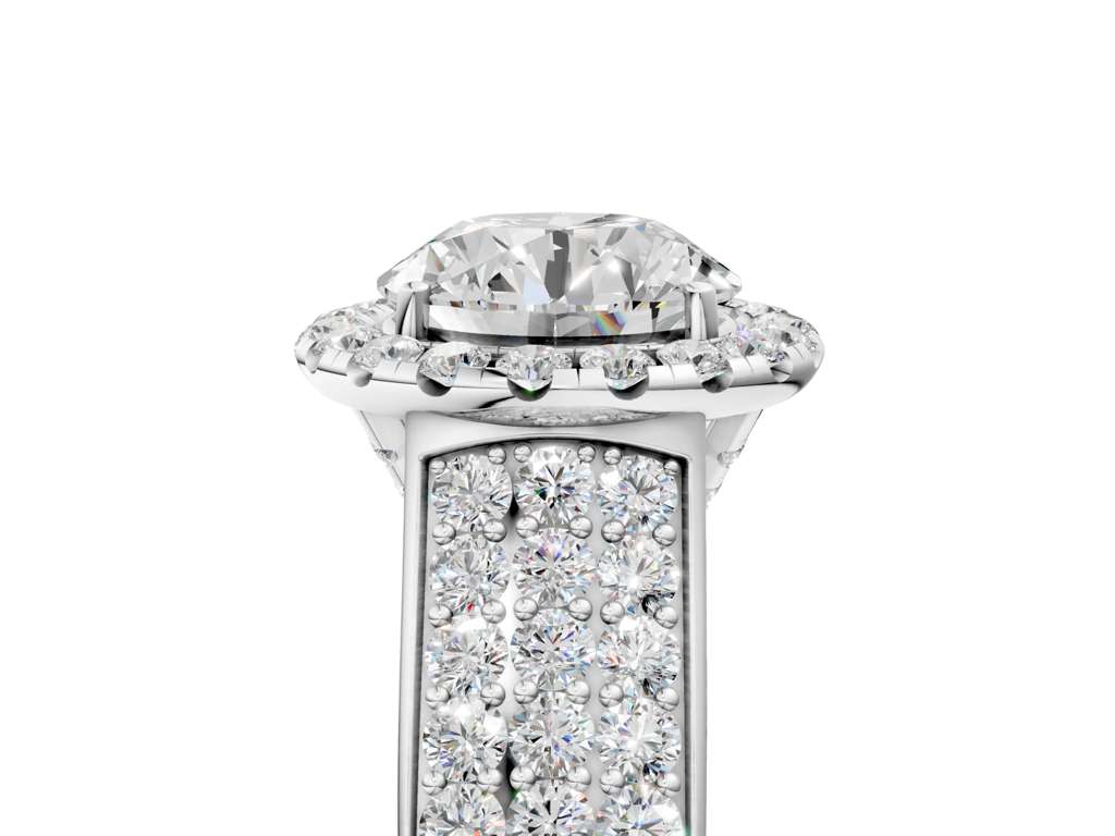ROUND THREE ROW VINTAGE RING