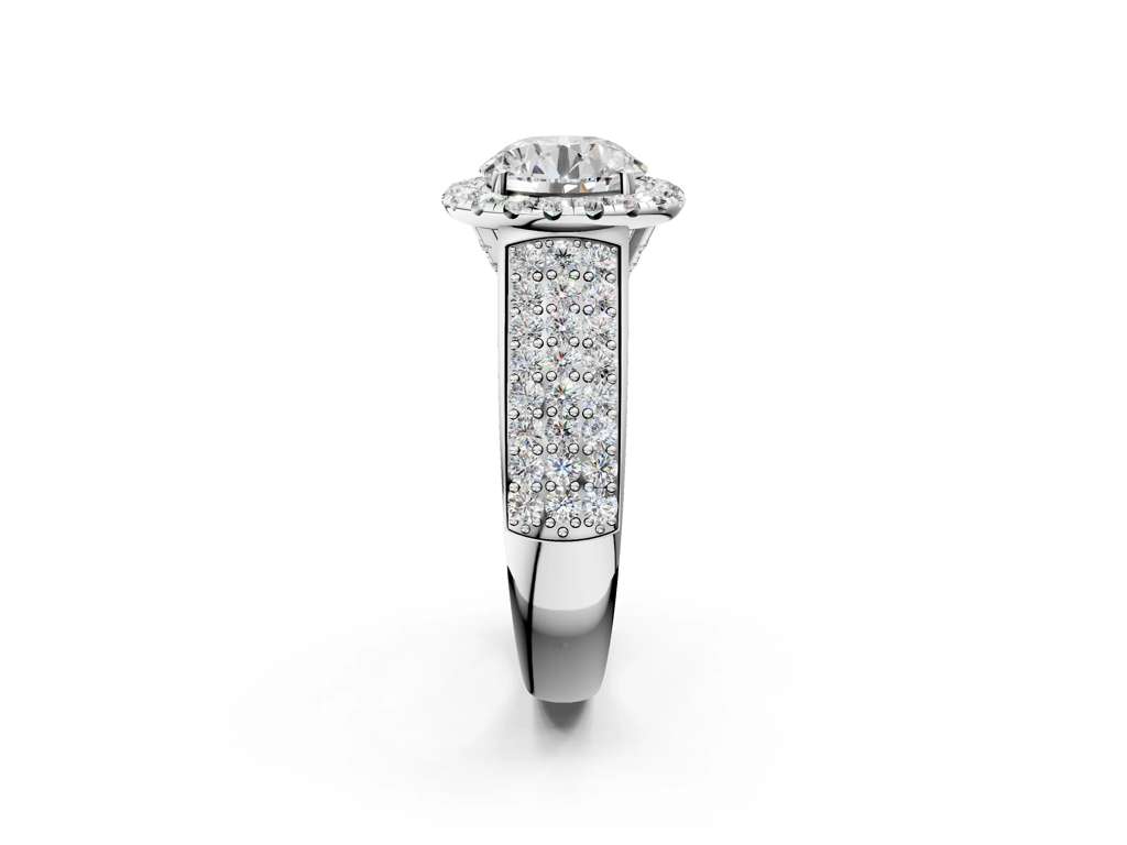 ROUND THREE ROW VINTAGE RING